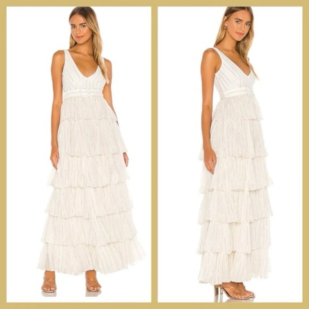 NBD Tasha Maxi Tiered Dress